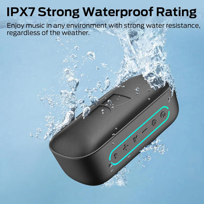 Draagbare Bluetooth-luidspreker Monster S150, 14W, TWS, RGB, Waterdicht, Zwart