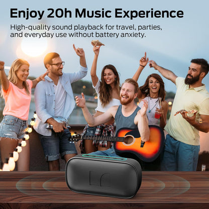Draagbare Bluetooth-luidspreker Monster S150, 14W, TWS, RGB, Waterdicht, Zwart