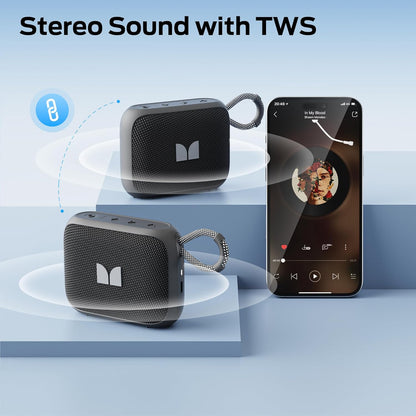 Draagbare Bluetooth-luidspreker Monster S520, 5W, TWS, RGB, Waterdicht, Zwart