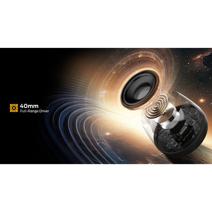 Draagbare Bluetooth Speaker Monster Mag Flux, 5W, TWS, RGB, Zwart