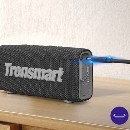 Draagbare Bluetooth-luidspreker Tronsmart Trip, 10W, TWS, Waterdicht, Zwart