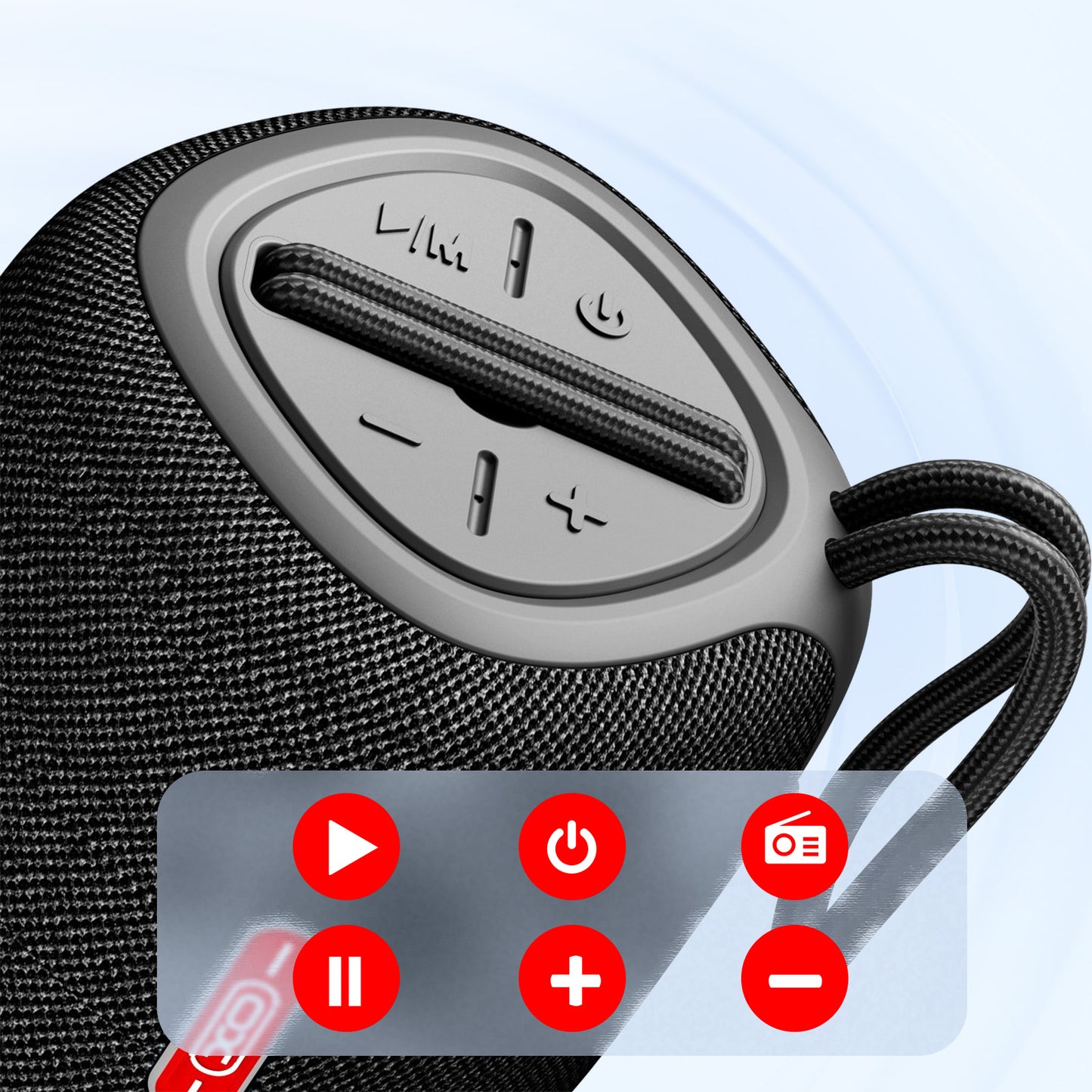 Tragbarer Bluetooth-Lautsprecher XO Design F38, 5W, Schwarz