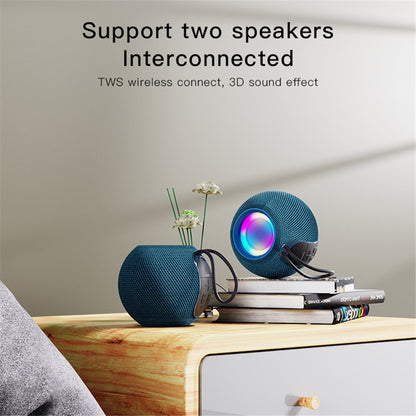 Enceinte Portable Bluetooth Yesido YSW13, 5W, RGB, Bleue
