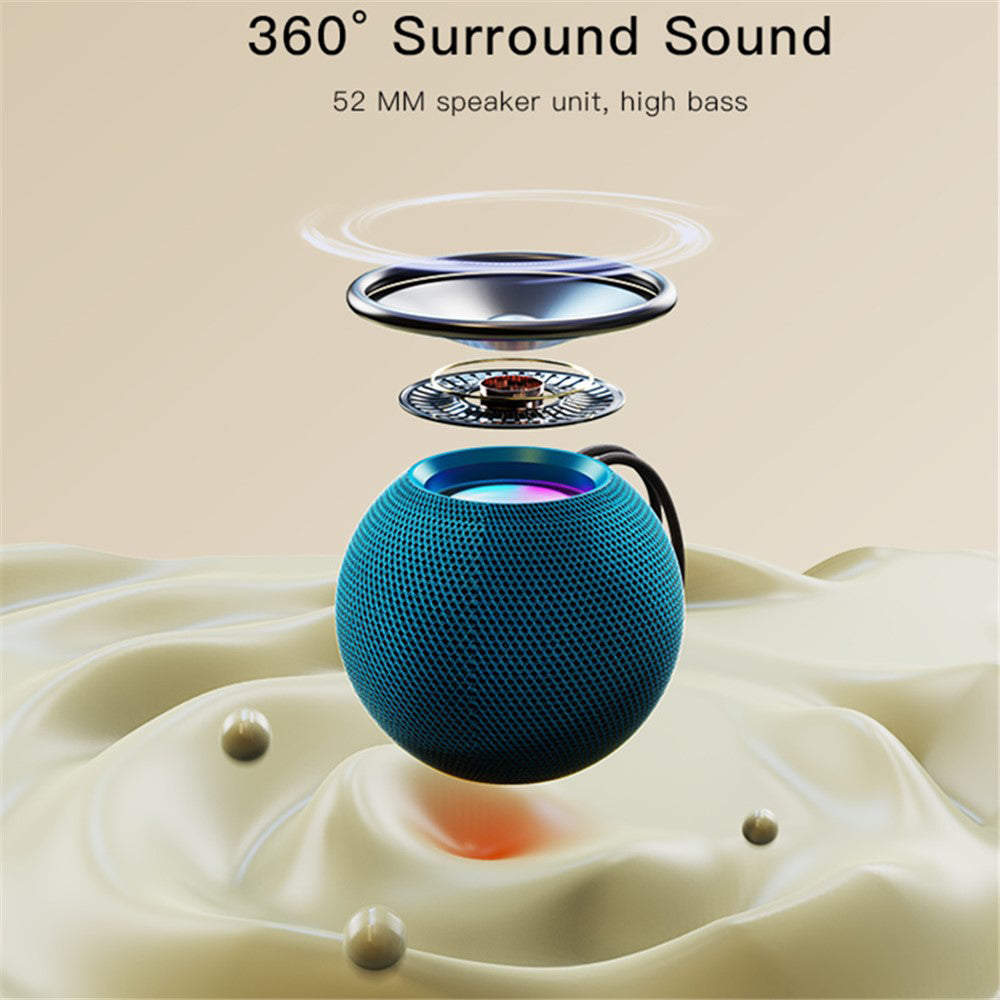 Enceinte Portable Bluetooth Yesido YSW13, 5W, RGB, Bleue