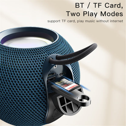 Enceinte Portable Bluetooth Yesido YSW13, 5W, RGB, Bleue
