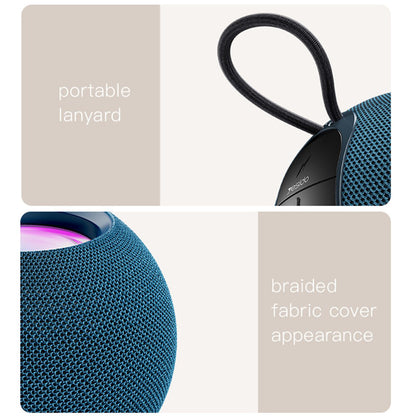 Enceinte Portable Bluetooth Yesido YSW13, 5W, RGB, Bleue