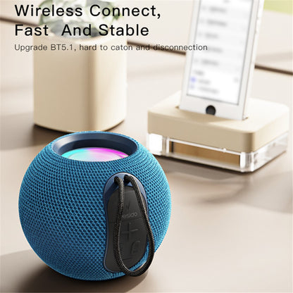 Enceinte Portable Bluetooth Yesido YSW13, 5W, RGB, Bleue