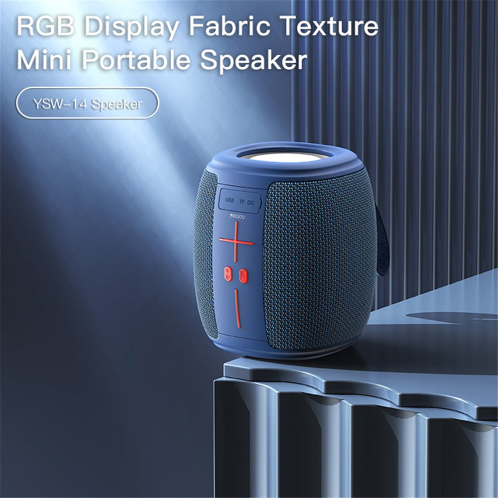 Draagbare Bluetooth Speaker Yesido YSW14, 5W, RGB, Blauw