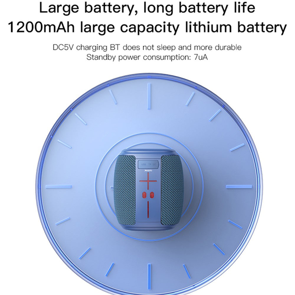 Yesido YSW14 Portable Bluetooth Speaker, 5W, RGB, Blue