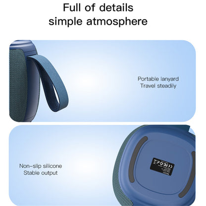 Draagbare Bluetooth Speaker Yesido YSW14, 5W, RGB, Blauw