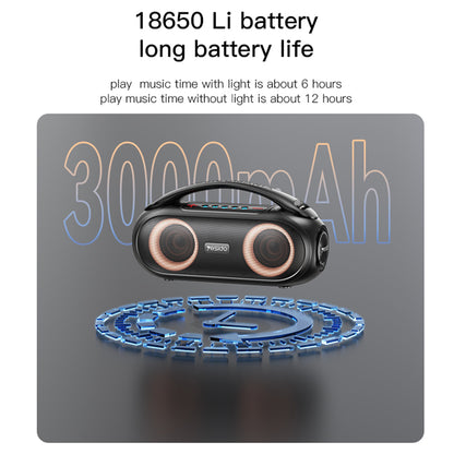 Draagbare Bluetooth Speaker Yesido YSW19, 40W, RGB, Waterdicht, Zwart