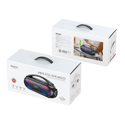 Draagbare Bluetooth Speaker Yesido YSW19, 40W, RGB, Waterdicht, Zwart