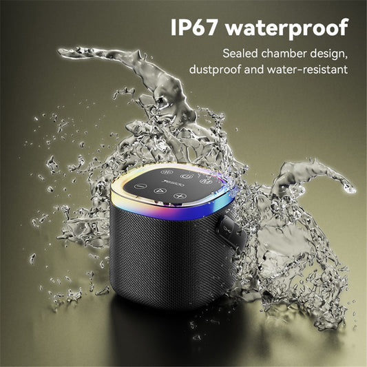 Enceinte Portable Bluetooth Yesido YSW25, 5W, RGB, Noire