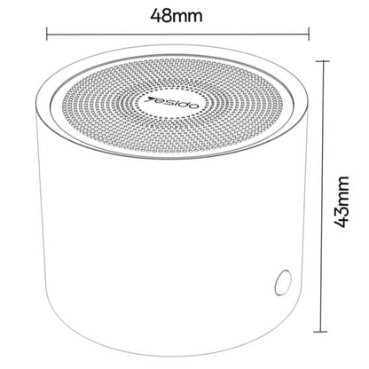 Bluetooth-luidspreker Yesido YSW30, 3W, Waterdicht, Zwart