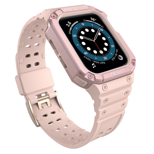 Coque blindée OEM pour Apple Watch 41mm / 40mm / 38mm Series, rose