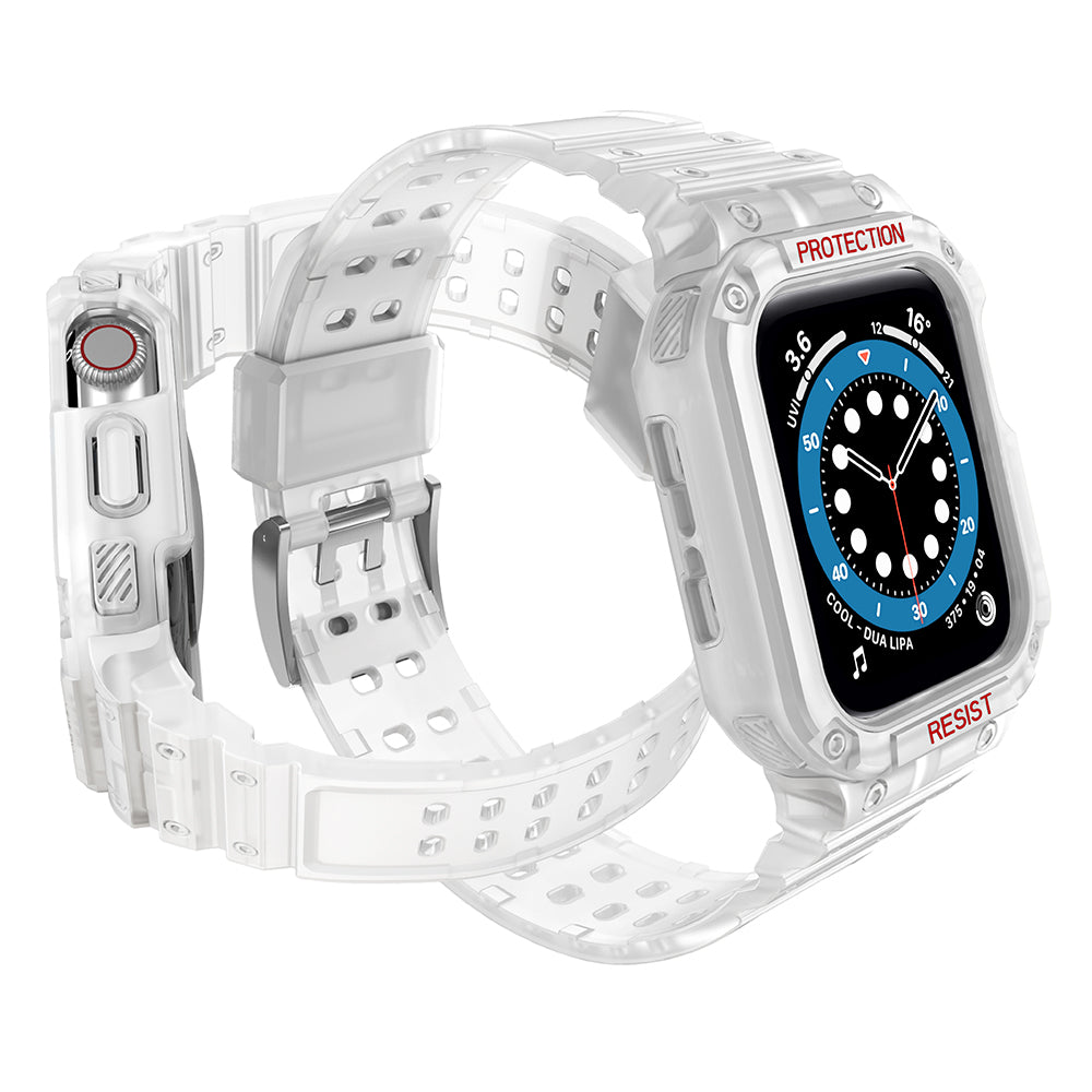 Étui blindé OEM pour Apple Watch 41mm / 40mm / 38mm Series, blanc