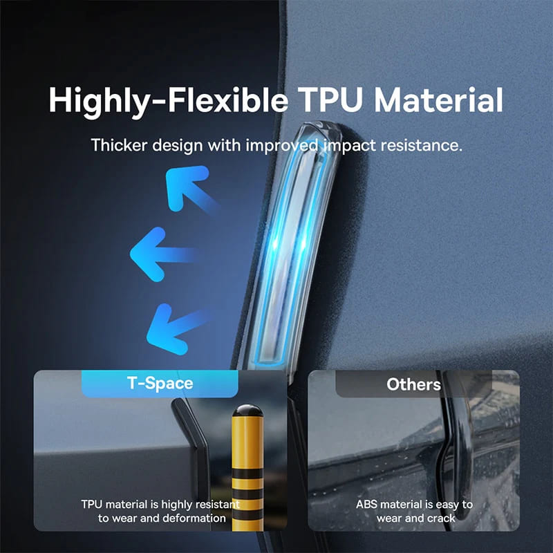 Baseus Auto-Stoßstangenschutz für Tesla 3 / Y, Set mit 6 Stück CASS030203