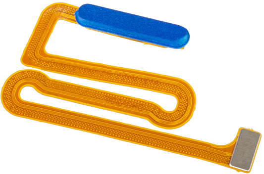 Capteur d'empreintes digitales Samsung Galaxy A12 Nacho A127 / M12 M127 / A12 A125, avec bande, Bleu