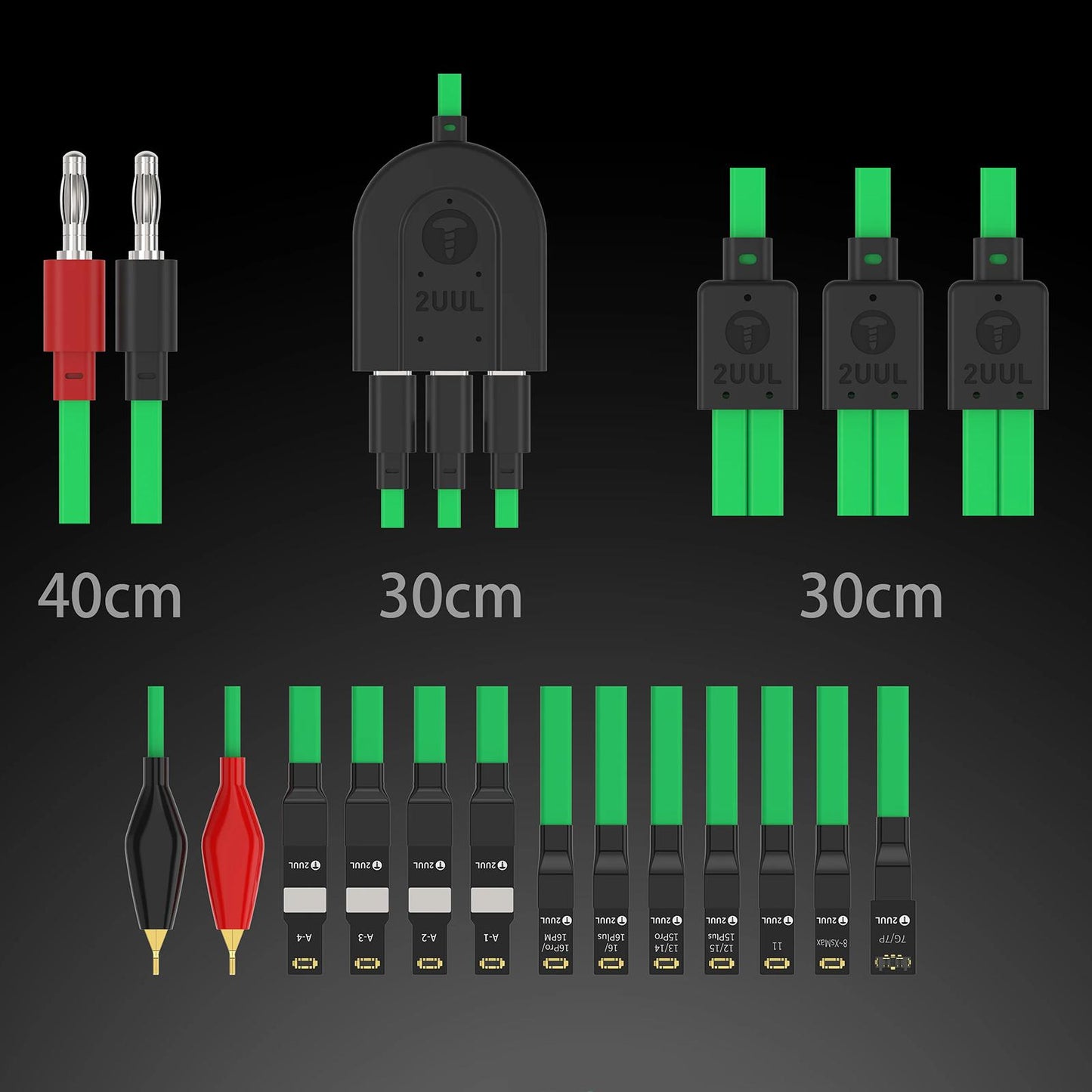 2UUL PW02 Stromkabel für Apple iPhone / Android Serie