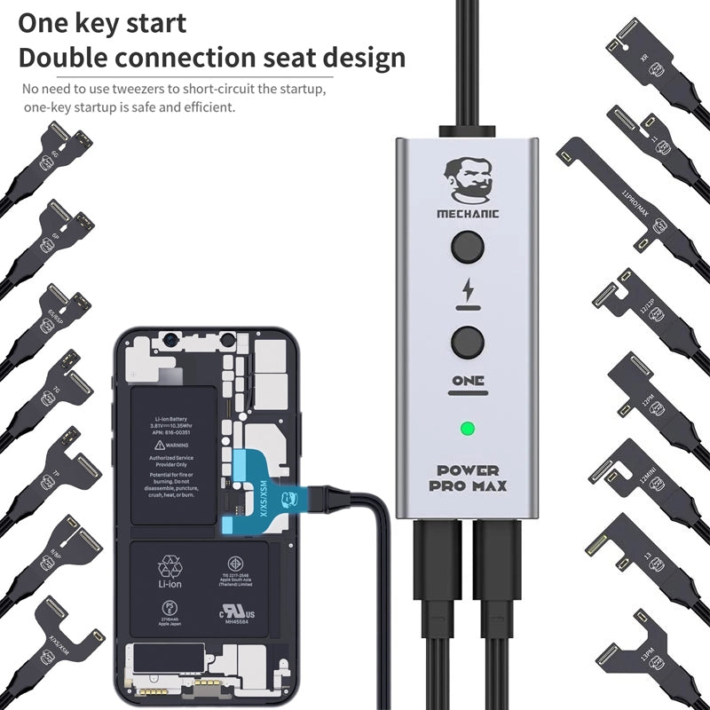 Câble d'alimentation Mechanic Power Pro Max pour Apple iPhone 6 - 13 Pro Max Series