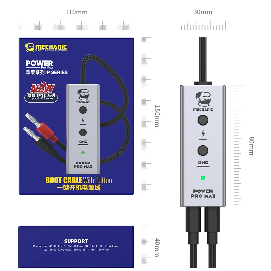 Câble d'alimentation Mechanic Power Pro Max pour Apple iPhone 6 - 13 Pro Max Series