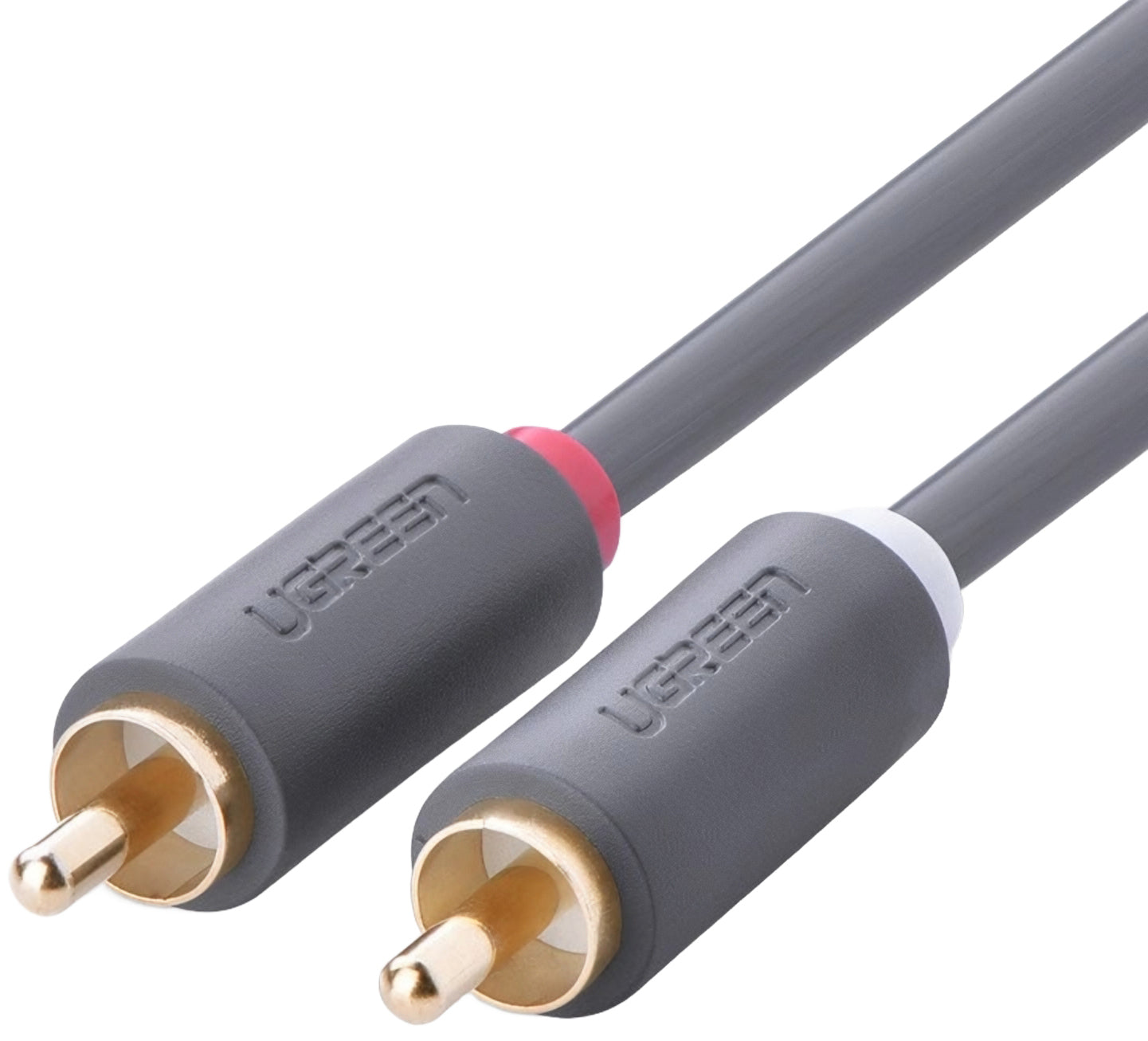 Audio-Kabel UGREEN AV104, 2 x RCA - 2 x RCA, 5m, Schwarz