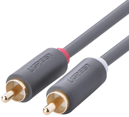 Audio-Kabel UGREEN AV104, 2 x RCA - 2 x RCA, 5m, Schwarz