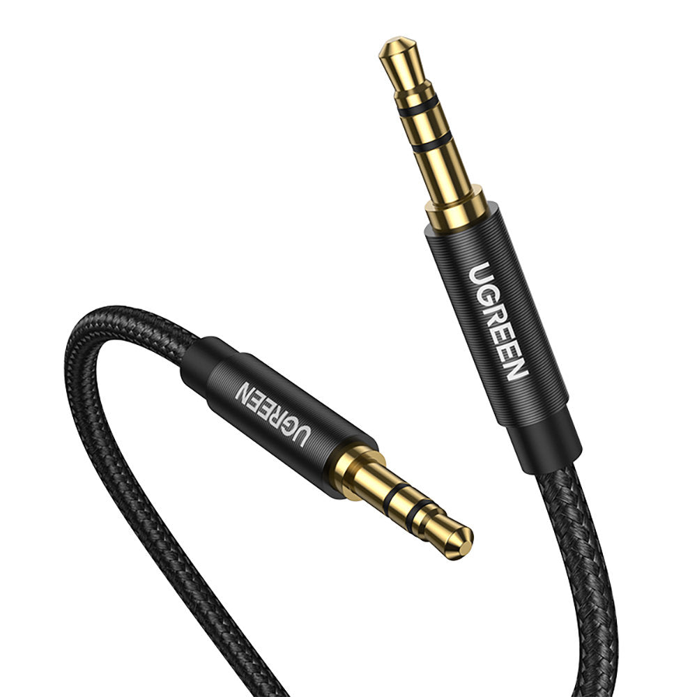 Câble Audio 3.5mm - 3.5mm UGREEN AV112, 1m, Noir