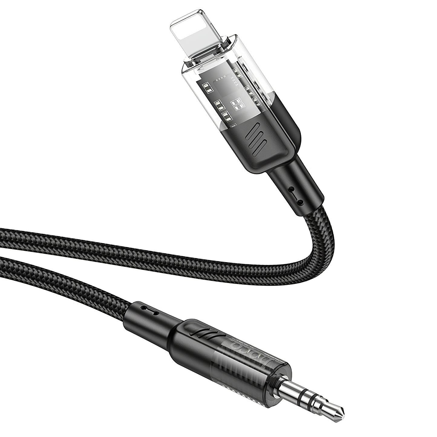 Audio-Kabel Lightning - 3,5mm HOCO UPA27, 1,2m, Schwarz