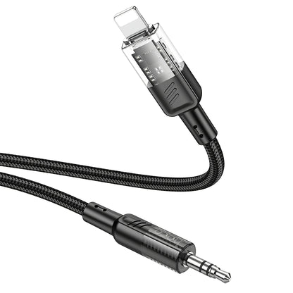 Audio-Kabel Lightning - 3,5mm HOCO UPA27, 1,2m, Schwarz