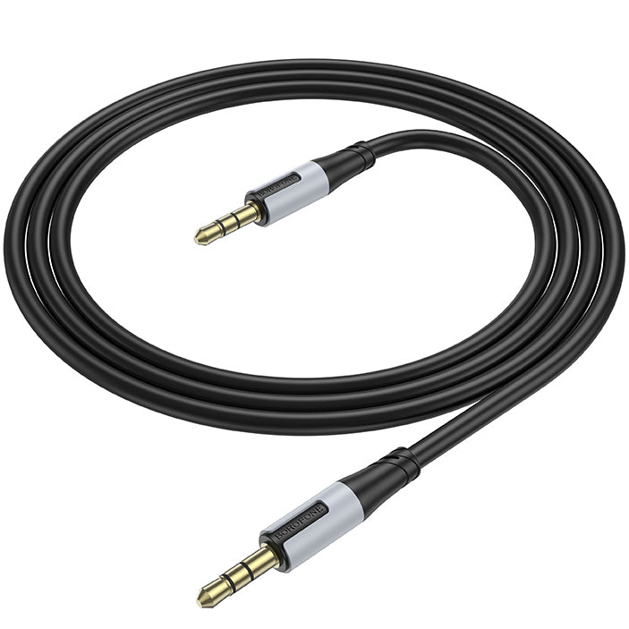 Audiokabel 3,5mm - 3,5mm luidspreker BL19 Creator, 1m, Zwart 