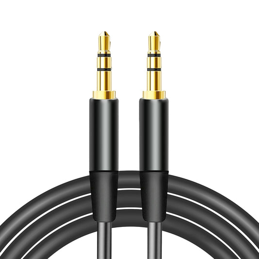 Câble Audio 3.5mm - 3.5mm MaXlife, 1m, Noir