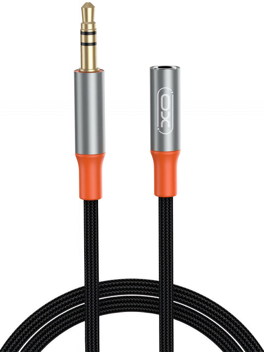 Câble Audio 3.5mm - 3.5mm XO Design NB-R269A, 1m, Noir