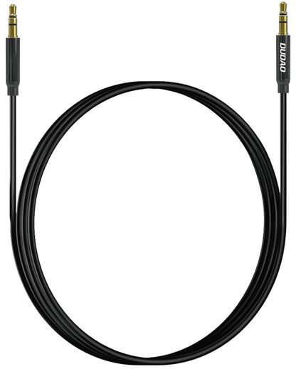 3,5mm - 3,5mm Dudao L12s audiokabel, 1m, zwart