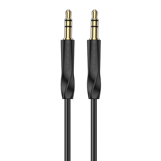 Audiokabel 3,5mm - 3,5mm Audiokabel BL16, 1m, Zwart 