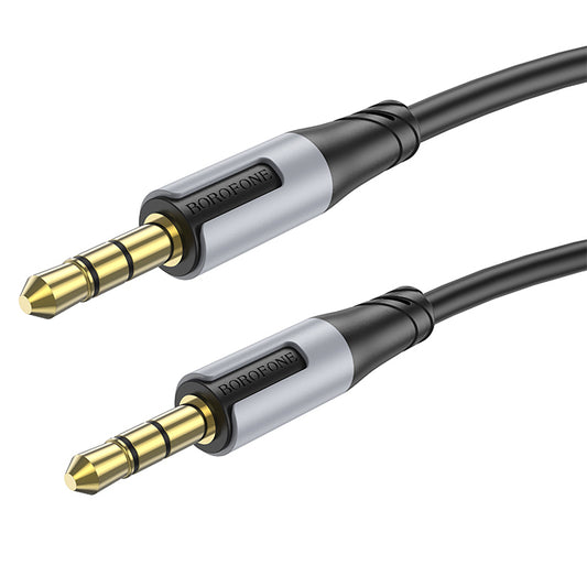 Audiokabel 3,5mm - 3,5mm luidspreker BL19 Creator, 1m, Zwart 