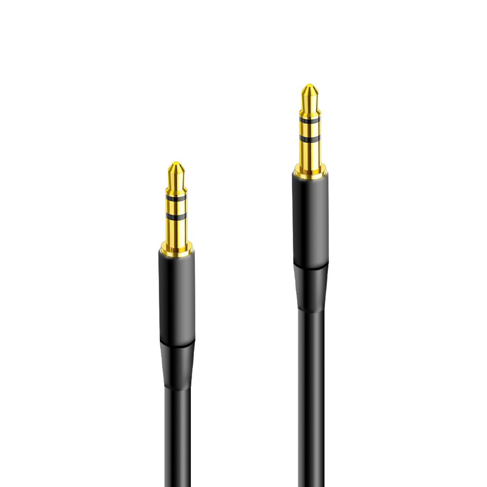 Câble Audio 3.5mm - 3.5mm MaXlife, 1m, Noir