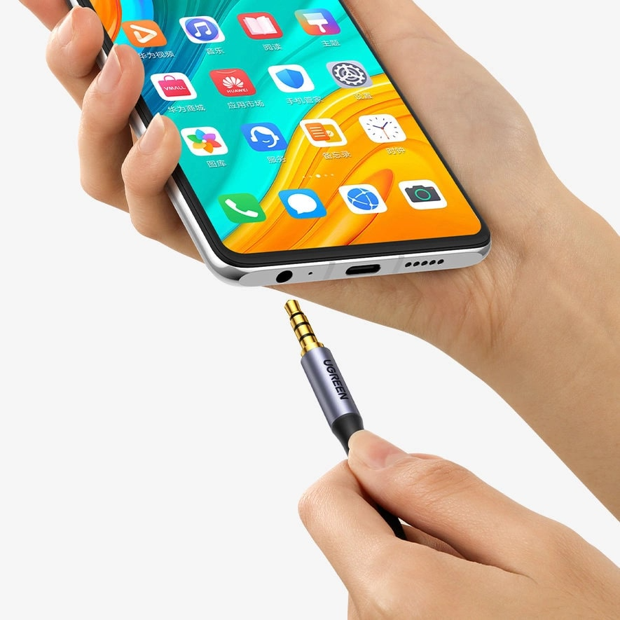 Audio Kabel 3.5mm - 3.5mm UGREEN AV183, 3m, Zwart