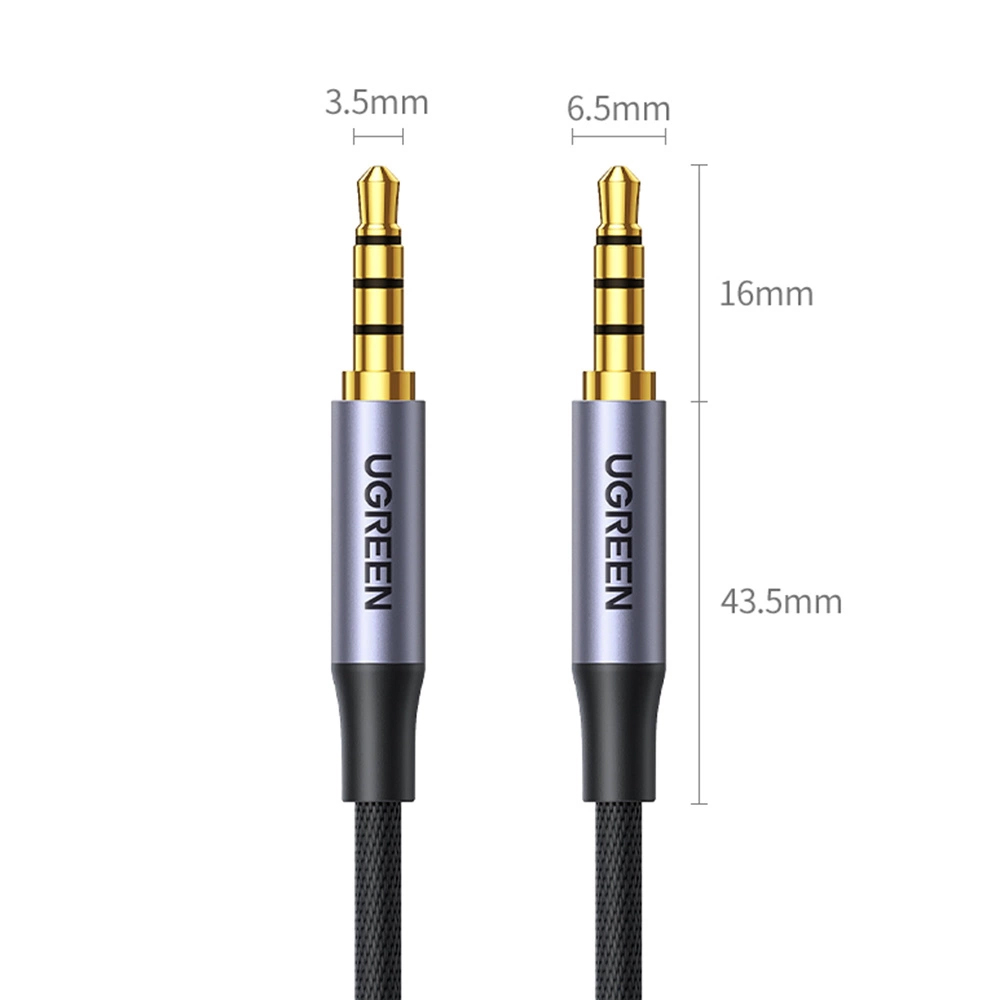 3,5mm Audio Kabel - 3,5mm UGREEN AV183, 1,5m, Zwart