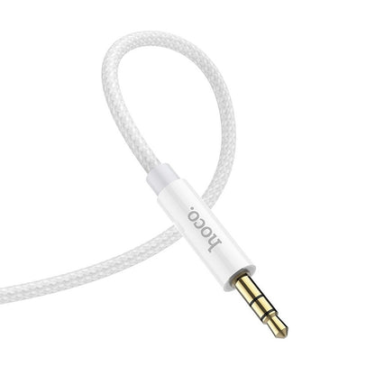 Audiokabel 3,5mm - 3,5mm HOCO UPA19, 1m, Zilver 