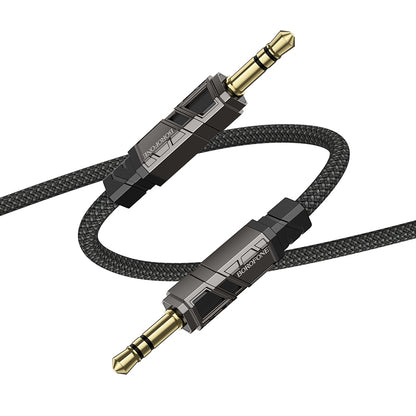 Câble Audio 3.5mm - 3.5mm Borofone BL22 Dignity, 1m, Noir
