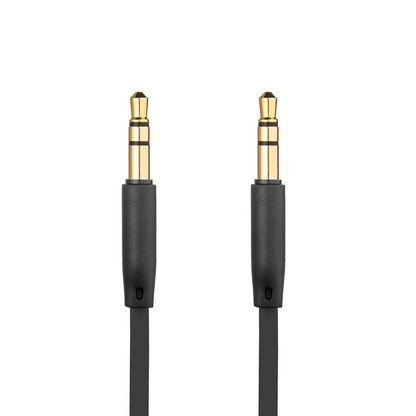 Audio-Kabel 3.5mm - 3.5mm Fixed, 1m, Schwarz