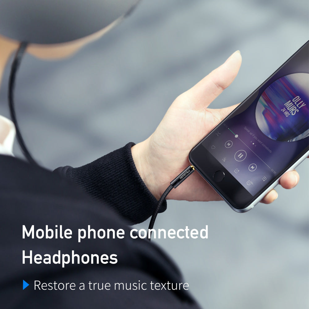 Câble Audio 3.5mm - 3.5mm McDodo CA-6640, 1.2m, Noir