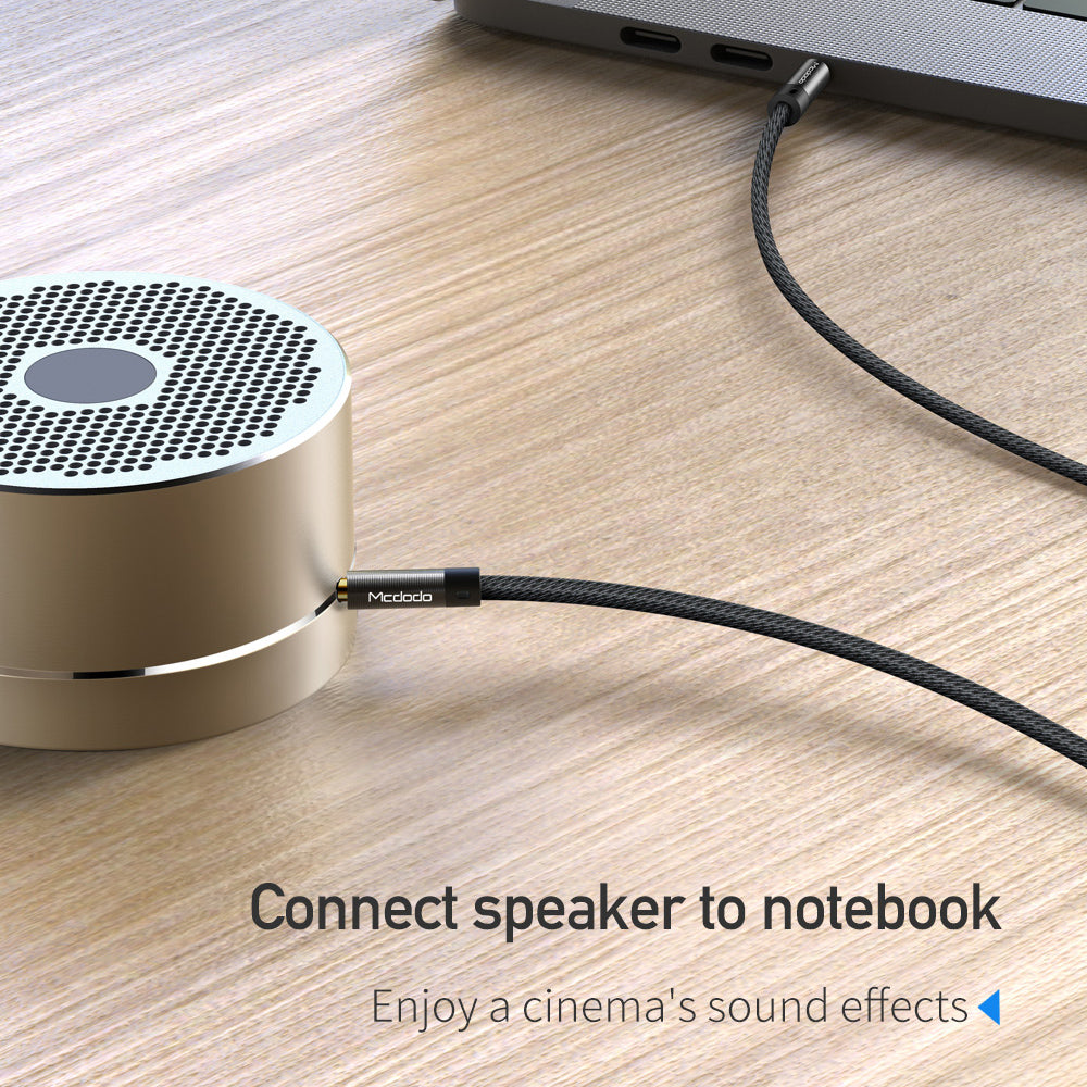 Câble Audio 3.5mm - 3.5mm McDodo CA-6640, 1.2m, Noir