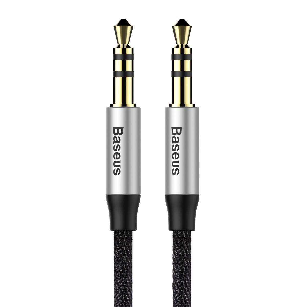 Audiokabel 3,5mm - 3,5mm Baseus Yiven Yiven M30, 1m, Zwart CAM30-BS1 