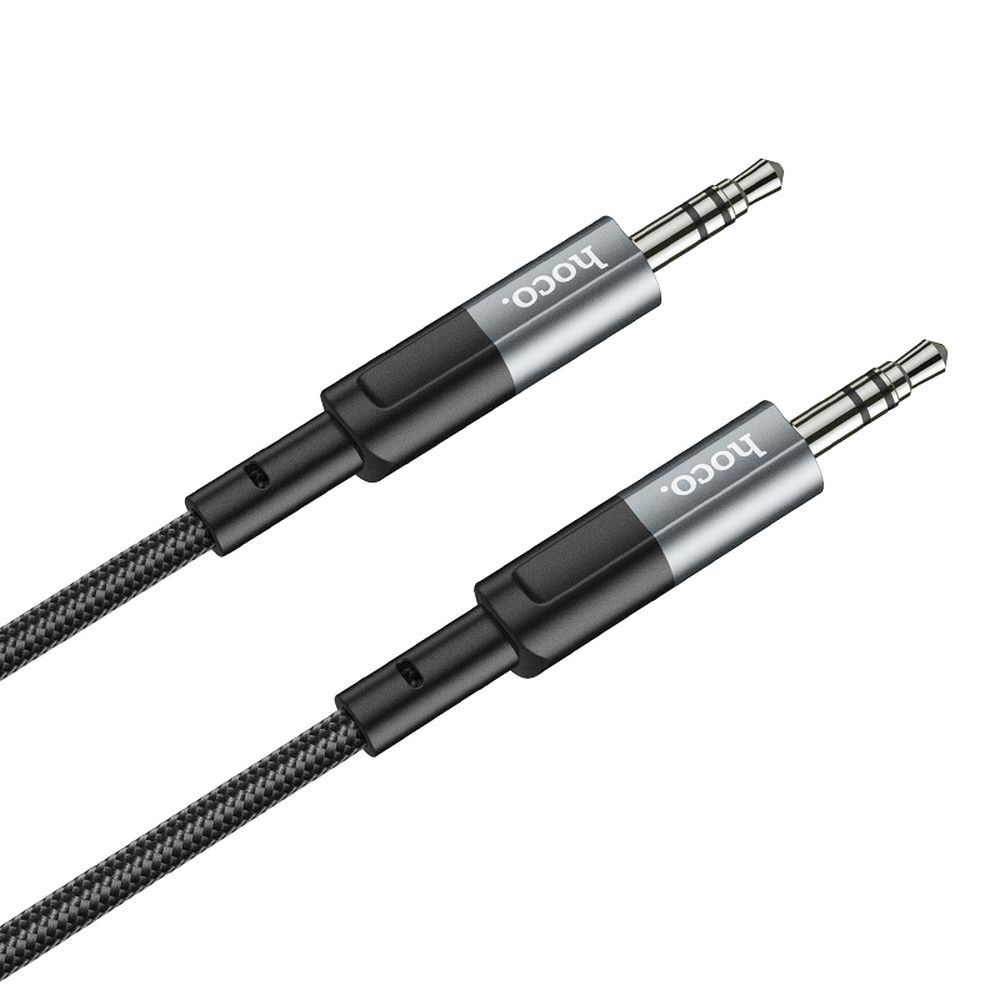 Audio Cable 3.5mm - 3.5mm HOCO UPA23, 1m, Gray