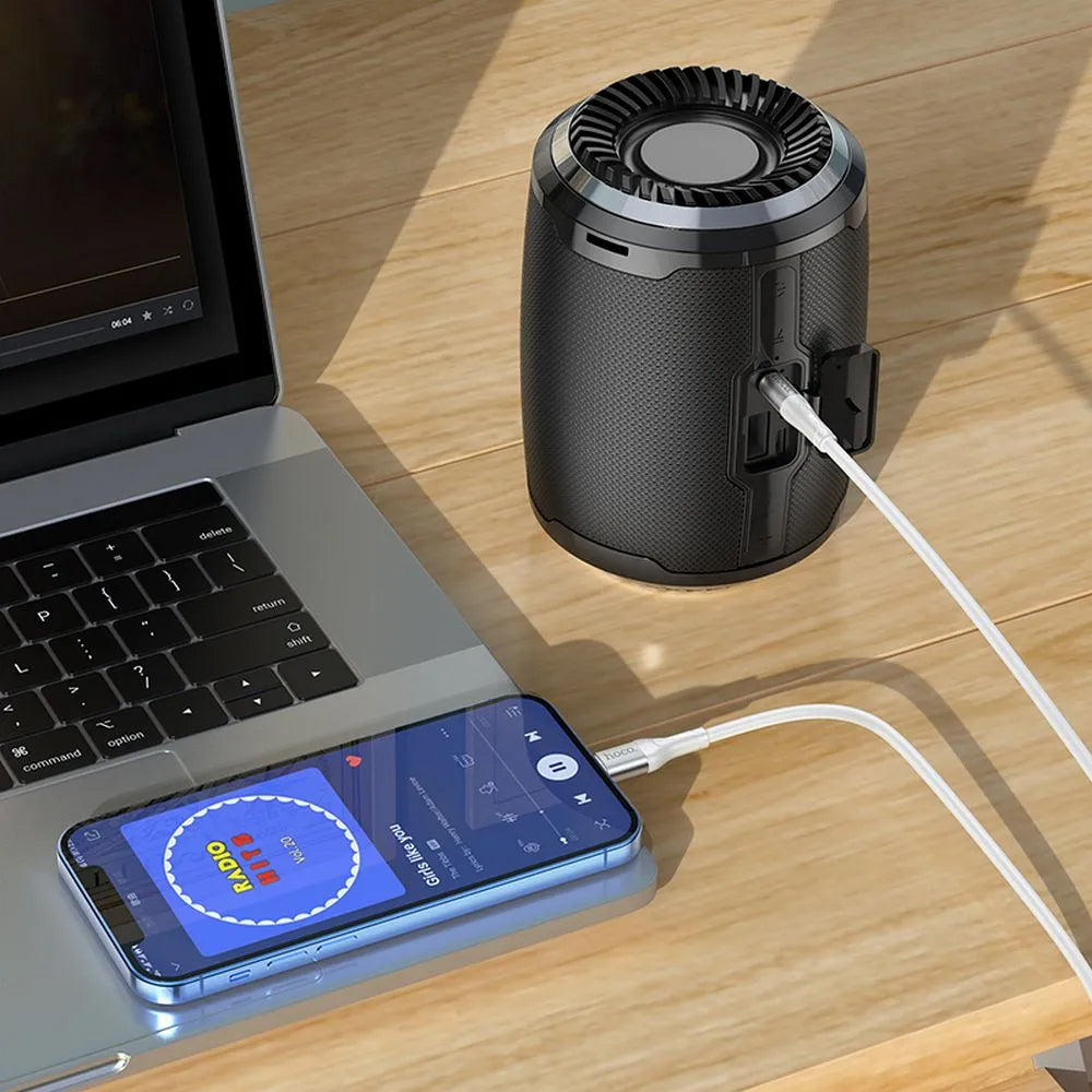 Audio Kabel Lightning - 3.5mm HOCO UPA22, 1m, Wit