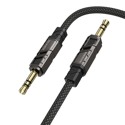 Câble Audio 3.5mm - 3.5mm Borofone BL22 Dignity, 1m, Noir