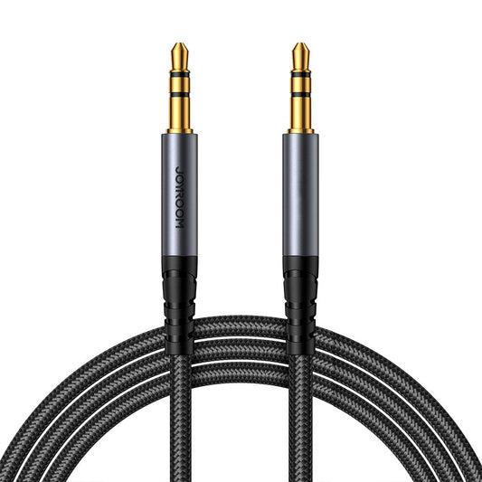 Audiokabel 3,5 mm - 3,5 mm joyroom, 1,2 m, zwart SY-A08 