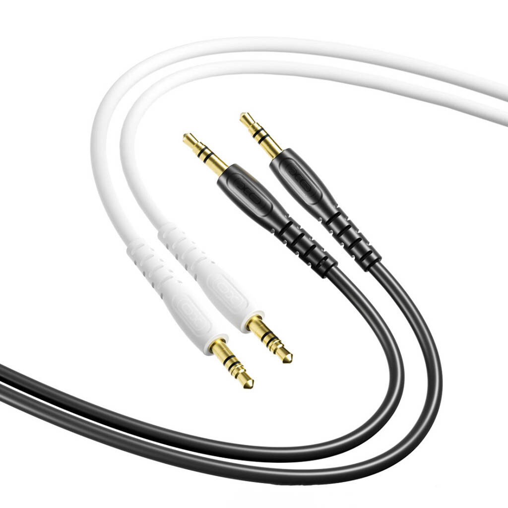 Audio Kabel 3.5mm - 3.5mm XO Design NB-R270, 1m, Zwart